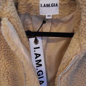 I. AM. GIA Pixie CARAMEL Oversized Coat XS